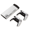 [128G] H10 TV Game Stick with Dual Wireless Gamepads 4K HD 40000 Games Support HD Output Aluminum Alloy Double Handles R