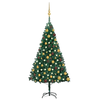 1.2m Christmas Tree Artificial Holiday Christmas 380 Tips with 150 Warm LED Lights for Home,  Office,  Party Decoration
