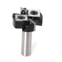12mm 1/2 Inch Shank CNC Spoilboard Surfacing Router Bit 1-1/2" / 38.1mm Cutting Diameter Milling Cutter with Cemented Ca