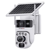 12MP 20X Optical Zoom 4G/WiFi Solar Camera Dual Screen PTZ PIR Detect Night Vision Auto Tracking Two-way Audio CCTV Surv