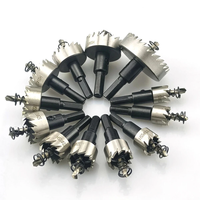 12PCS High-Speed Steel Hole Saw Set 15-50mm HSS4241 Drill Bit Alloy Metal Cutting Tool for 2mm Thick Sheets