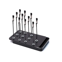 12PCS Magnetic Bendable Alligator Clip Sticks Set Model Painting Stand Base Holder Modeling Tools For Airbrush Easy Inst