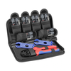 12Pcs Solar Crimper 6Pairs Solar Connectors 1Pair Solar Connector Spanner Wrench Solar Crimper Tool Kit for Solar Panel