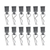 12PCS/20PCS/30PCS RC Car Parts Body Shell Clips Buckle for 1/20 1/24 Vehicles Models Spare Universal Accessories