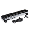 12V 24" 46LED Car Roof Double Side Emergency Strobe Flash Light Lamp Bar Amber For Car Truck Boat