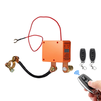 12V 24V 240A Wireless Remote Battery Disconnect Switch Automatic Cut-Off Low Power Consumption LED Voltage Display Manua