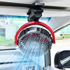 12V 24V Car Fan 900° Rotatable Burshless Cooling Clamp Fan 2000mAh USB Rechargeable Fan Cooler Portable Cooling Tool