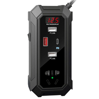 12V 24V To 220V Car Inverter Car Power Inverter High Power Multifunctional Car Charger Socket Fast Charging Smart Digita
