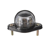 12V 6 LEDs Number Plate License Light Reflector For Trailer Truck Lorry
