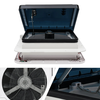 12V RV Roof Vent Fan RV Roof Automatic Exhaust Fan with LED Light Ventilation Fan for RV Caravan