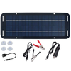 12V Solar Panel 6W Portable Flexible Solar Charger Kit with USB 5V DC Output for Car Camping Hiking Phones Power Banks B