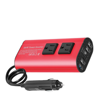 12V to 220V Car Inverter Modified Sine Wave Car Power Converter 500W Peak Power Quick and Smart Charging