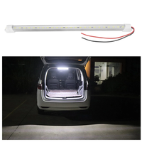 12V/24V 30cm 24LED 5W Car Interior Light Strip Bar with ON/OFF Switch for Van Bus Caravan Truck