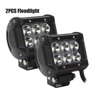 12W/26W/48W LED Light Bar Spotlight/Floodlight Work Light Modified Car Roof Lights for Motorcycles Car Pickup ATV UTV SU