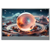 14 Inch 3840x2160 UHD 4K 100% sRGB Type C Mini HD Portable Computer Monitor Gaming Display Screen for Smartphone Tablet