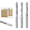 1/4 Inch 6.35mm Shank Compression Spiral Router Bits Tungsten Carbide Flush Trim Router Bit Up Down Cut Router Bit 1/4"