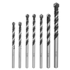 1/4 Inch Hex Shank Straight Shank Tungsten Steel Alloy Drill Bits Set for Wood Glass Drilling