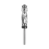 1/4 Inch Shank Carbide Compression Flush Trim Router Bit with Top Bottom Bearing 1/2 Inch Cutting Dia Tungsten Carbide C