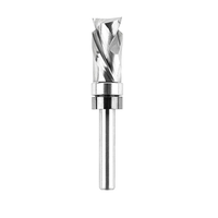 1/4 Inch Shank Spiral Flush Trim Router Bit with Bearing 1/2 Inch Cutting Diameter Flush Trimming Woodworking Tool