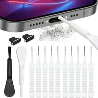 14pcs/set Mini Cleaning Brush Phone Charging Port Dust Cleaning Brush Shower Dust Cleaning Brush Computer Keyboard Clean