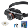 1500LM 40M Underwater Bright Diving Headlamp with 18650 Battery IPX8 Waterproof LED High Power Head Flashlight Scuba Hea