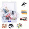 1500Pcs Electronic Components Starter Kit 3/5mm LED Lights Emitting Resistors Capacitors Set for Arduino DIY Electronics