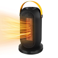 1500W PTC Heater Household Shaking Fan Heater Desktop Fan Heater Electric Heater Indoor Heating Bathroom for 15-20m²Ar