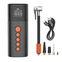 150PSI Large Capacity Air Pump 6000mAh Cordless Air Pump Digital Display Tire Precise Tire Pressure Air Pump for Car Bal