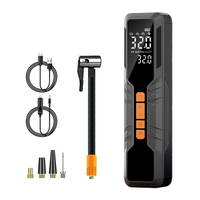 150Psi Portable Smart Electric Air Pump Power Bank Preset Tire Pressure 6000mAh Cordless Dual Digital Display Air Compre