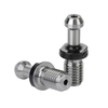 1/5/10PCS CAT40 Pull Stud for CNC Machines with Imperial Thread and 45 Degree Angle Effective Coolant Delivery Through H