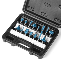 15PCS 1/4 Inch 6.35mm Shank Tungsten Carbide Wood Router Bits Set Chamfer Router Bit Milling Cutter for for Trimming / C
