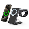 15W 3-in-1 Qi2 Magnetic Wireless Charger Fast Wireless Charging Station with Semiconductor Ice Cooling for Smart Phones