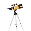 15X-150X 70mm Large Aperture Astronomic Refracting Monocular Telescope with Tripod Eyepiece Dust Cover Teleconverter Fin