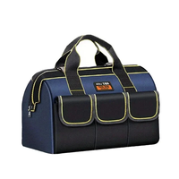 16 Inch 1680D Oxford Multifunctional Tool Bag Waterproof Wear-Resistant High Capacity Electrician Storage Bag