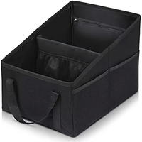 16L Car Trunk Storage Box Foldable Oxford Layout Storage Box With Handle Multifunctional Universal Seat Storage Box