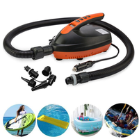 16PSI Electric Air Pump High Pressure Outdoor Paddle Board Pump for SUP Kayak Air Beds 12V Digital Inflatable Pump