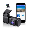 170° HD Dash Cam Dual Lens Smartphone 2K+1080P WiFiFront and Rear RecordingParking Monitor