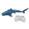 18004 2.4G Simulation Double Waterproof Automatic Cruise Spraying Whale Shark Remote Control RC Boat