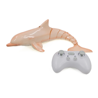 18006 2.4G Simulation Double Waterproof Automatic Cruise Spraying Dolphin Remote Control RC Boat