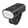 1800Lm Super Brightness Bike Headlight 5000mAh High Capacity Power Bank Dual Distance Beam Design IP66 Waterproof Type-C