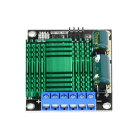 1800W PWM Dual Channel Motor Driver Board Module DC Motor Driver Speed Regulator with Heat Sink Speed Control for DIY Ro