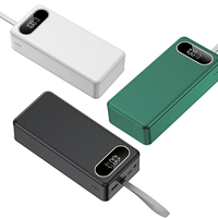 18650 Mobile Power Supply DIY Kit Super Fast Charging 22.5W DC Output Portable Lightweight LED Flashlight Camping Multip