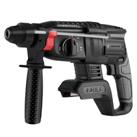 18V Superior Quality Electric Hammer with 6500rpm Speed 4800 Impact Rate SDS Clamp Plus 4-in-1 Functions,  Power Tool for