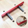 19/20mm Woodworking Planing Stop Board Dog Hole Baffle Plate Workbench Positioning Fixing Clamp Aluminum T Track Plate B