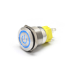 19mm 12V Metal Push Button Switch Dashboard Symbol Kit Car Racing Van Marine Boat Momentary/Latching