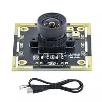 1MP HD USB Camera Module 720P Manual Focus 72/100/160° Lens Focal Length 38*38 Compatible 32*32 Camera Module USB Driver