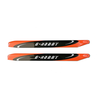 1Pair Fluorescent Orange 700mm Carbon Fiber Main Blade for Align 700 SAB700 X7 RC Helicopter