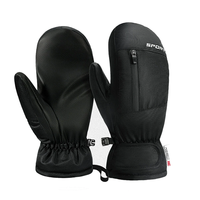 1Pair Outdoor Sports Waterproof Skiing Gloves Professional Thermal Warm Gloves Thick Windproof Snow Gloves Cycling Glove