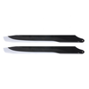 1pair PUDU 350mm Carbon Fiber Main Rotor Blade Propeller For RC Helicopter
