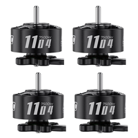 1PC / 4PCS GEPRC SPEEDX2 1104 7500KV Brushless Motor 1.5mm Shaft for 1.6-2.2 Inch Lightweight RC FPV Racing Drones